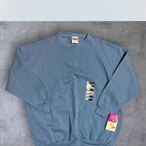 Utex Men's Crewneck Sweater in Dusty Blue
